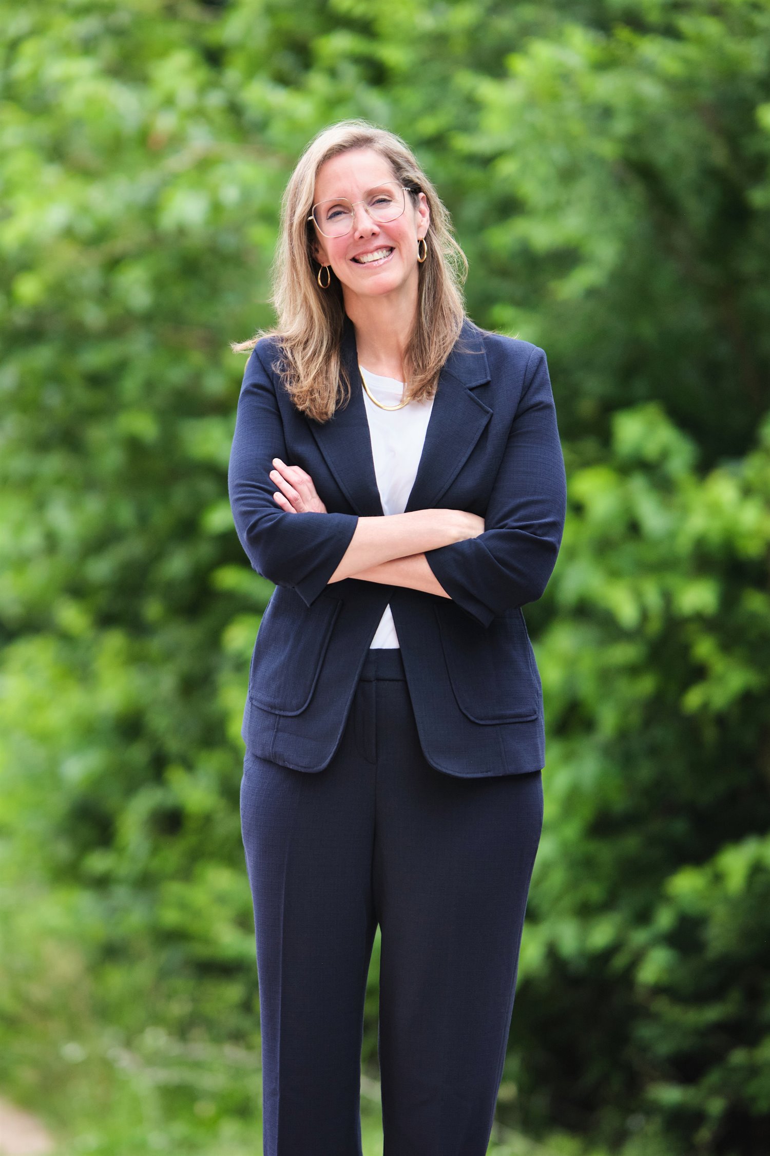 Elizabeth Sparks-Holmes outdoors in Missouri's 2nd Congressional District